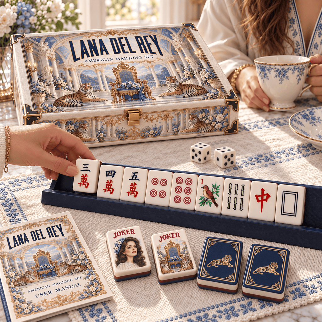 Premium LDR Mahjong Tiles Set TTMH