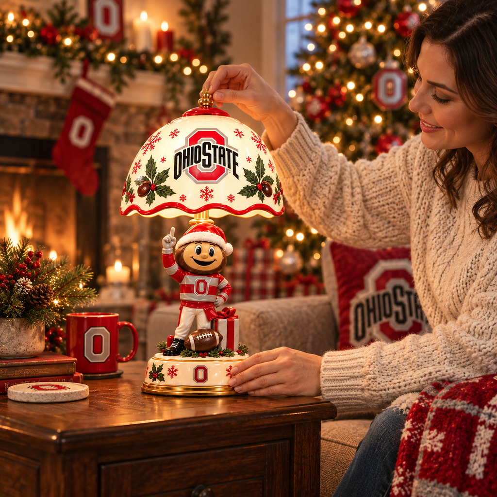 OSB Premium Vintage Christmas Table Lamp Set TNSM