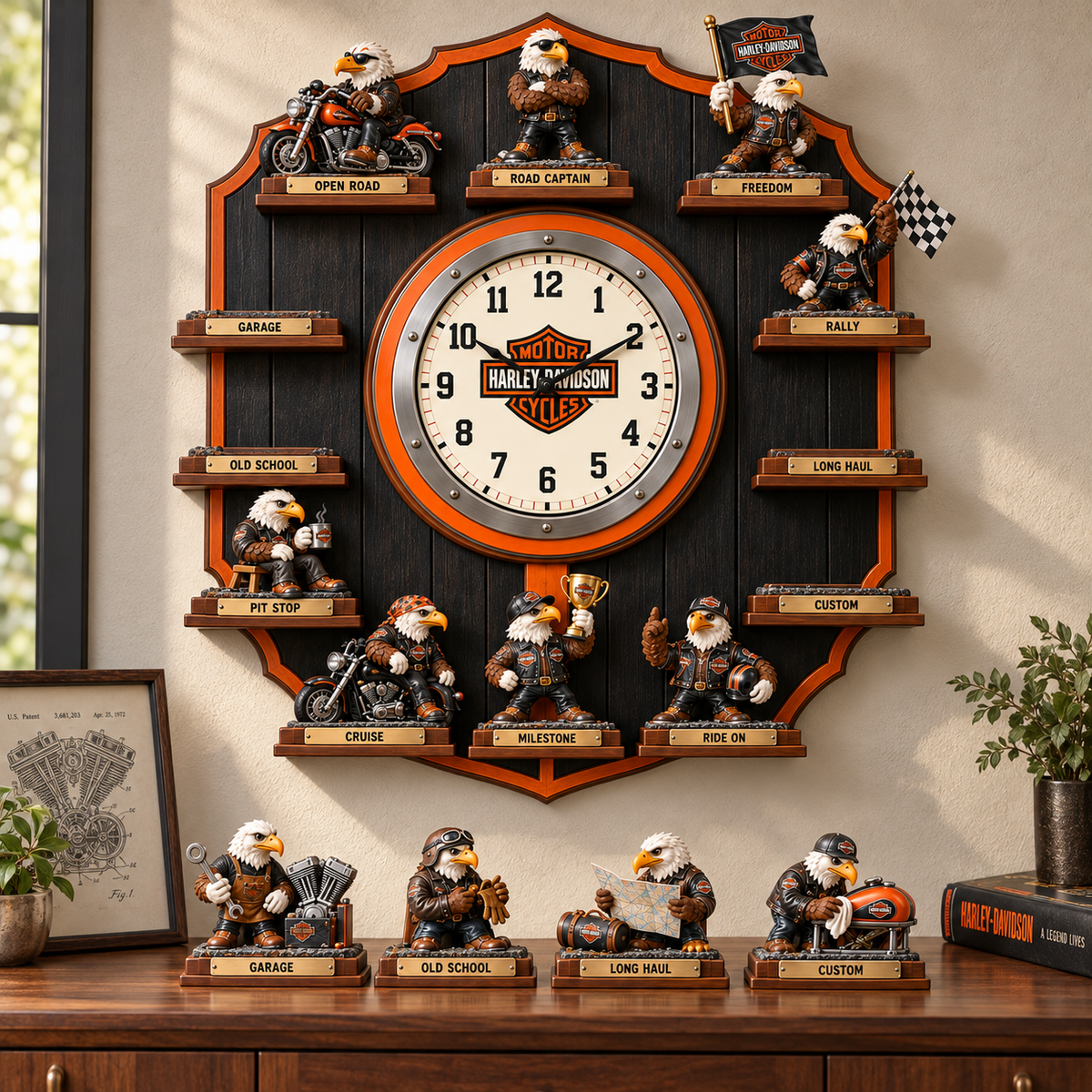 HLDV Premium Mascot Sculpture Clock Collection PTKL