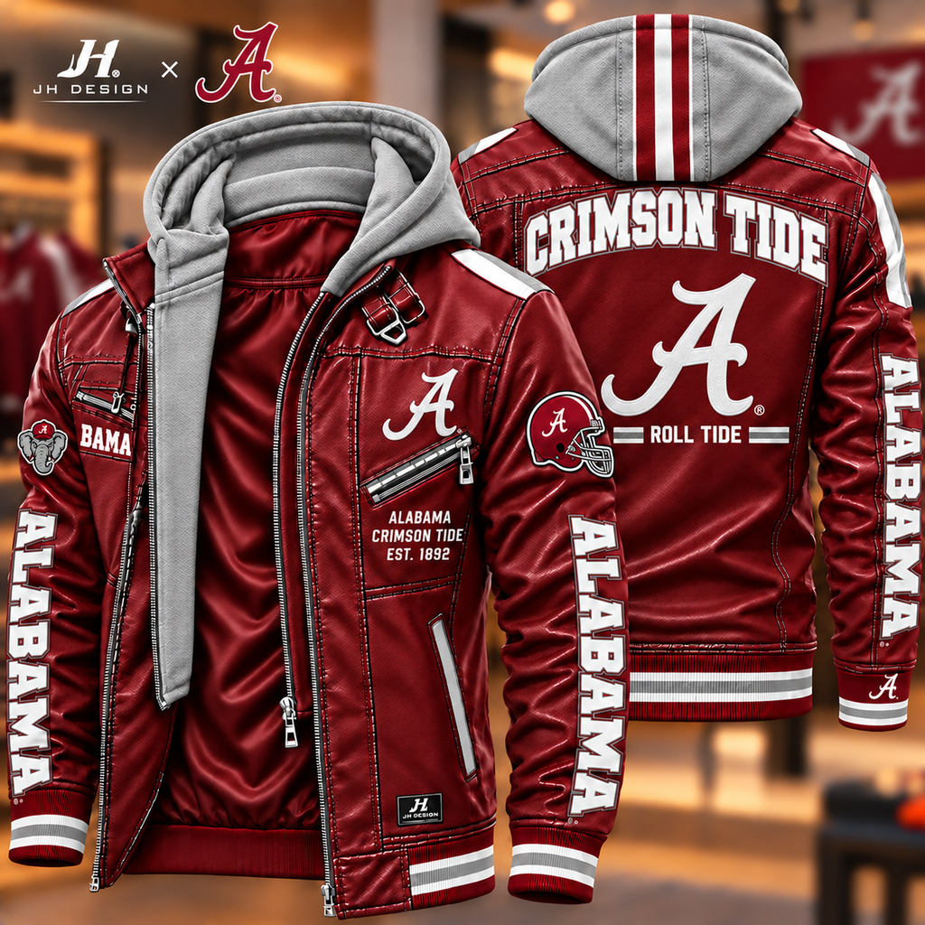 ACT Hooded Leather-Look Bomber Jacket – PNPA