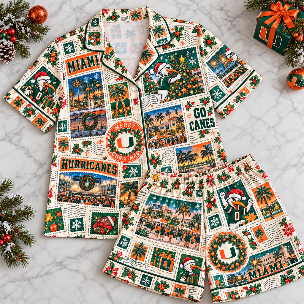 Premium MHC Christmas Stamp Pajama Set NPL