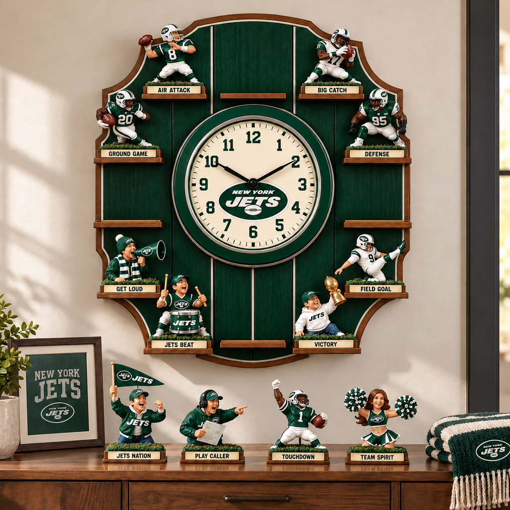 NYJ Premium Mascot Sculpture Clock Collection PTKL