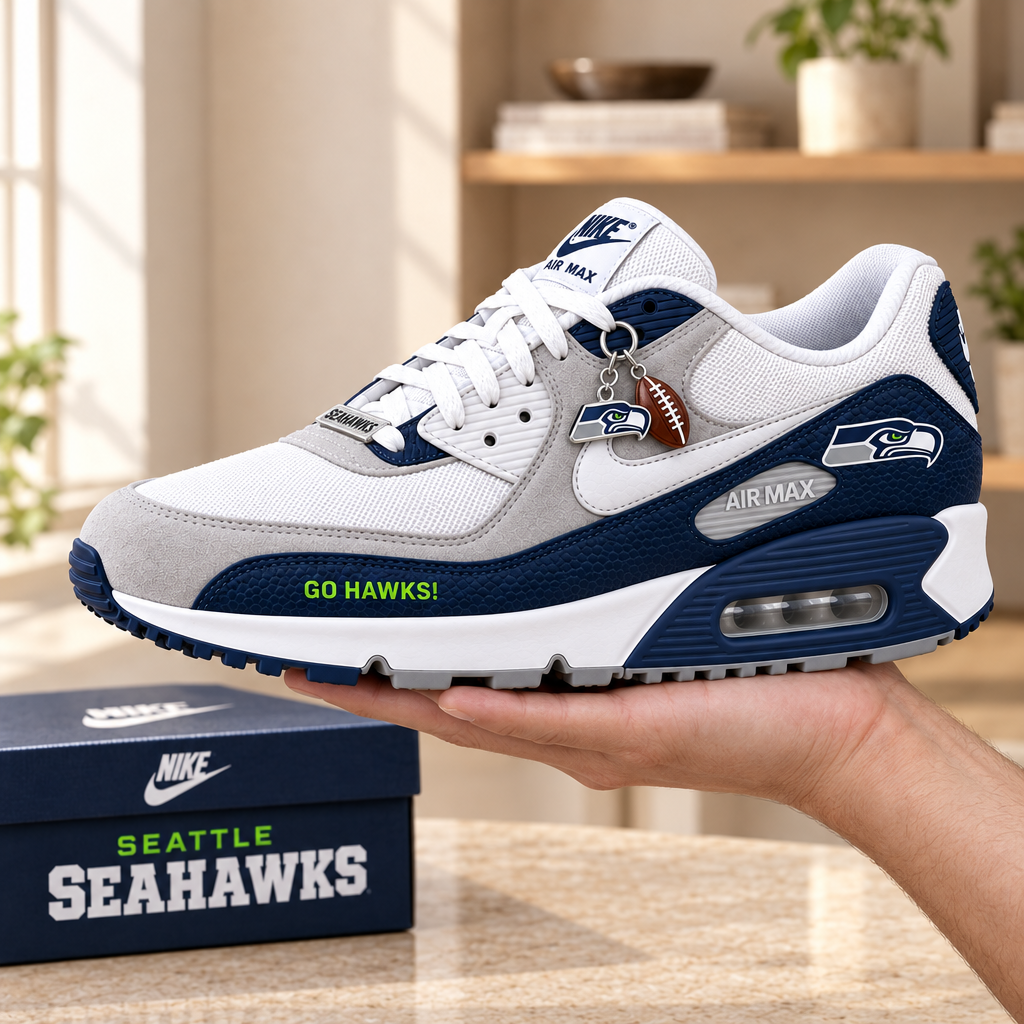 Seattle Seahawks Premium Low-Top Sneakers