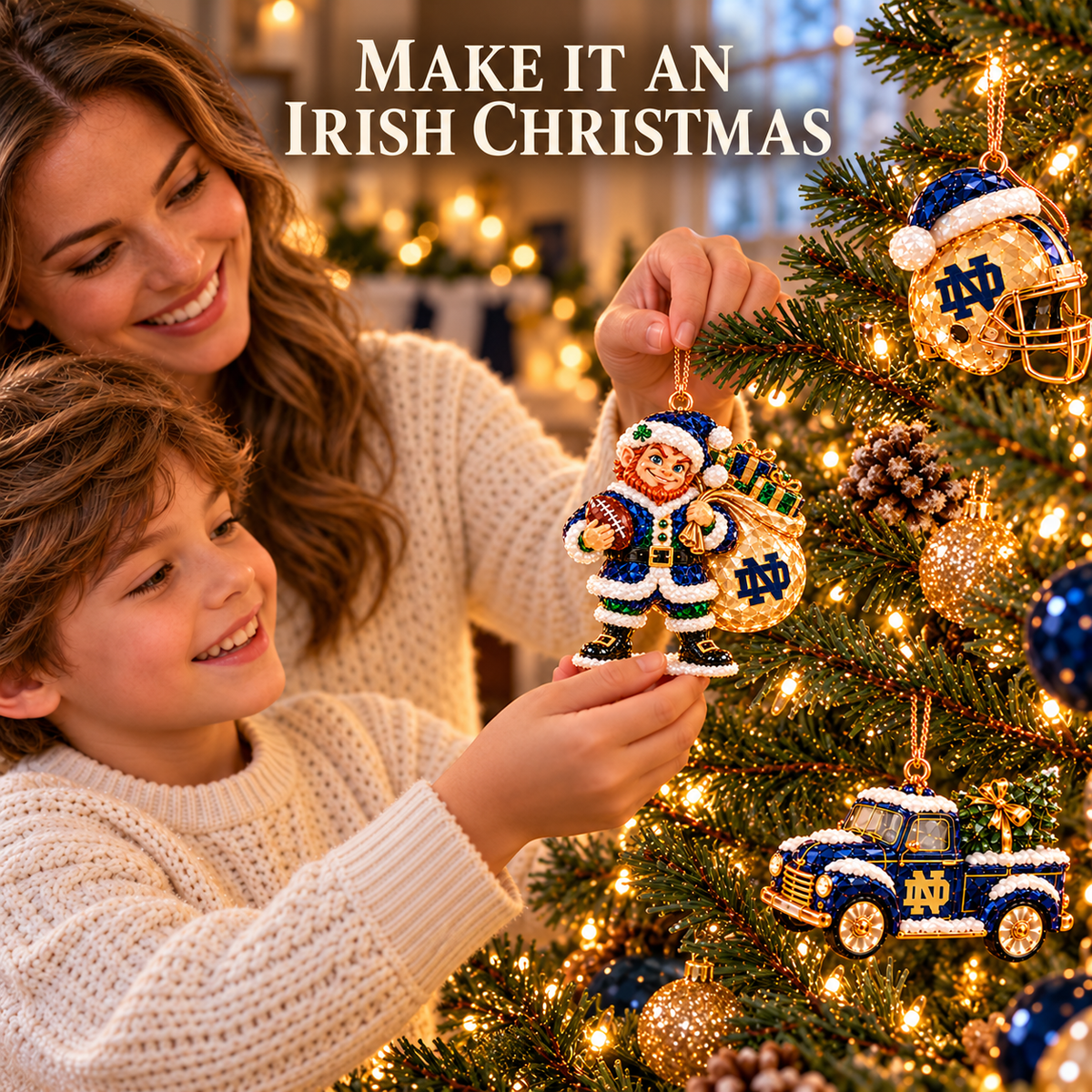 NDFI Premium Christmas Tree Ornament Set NHVH