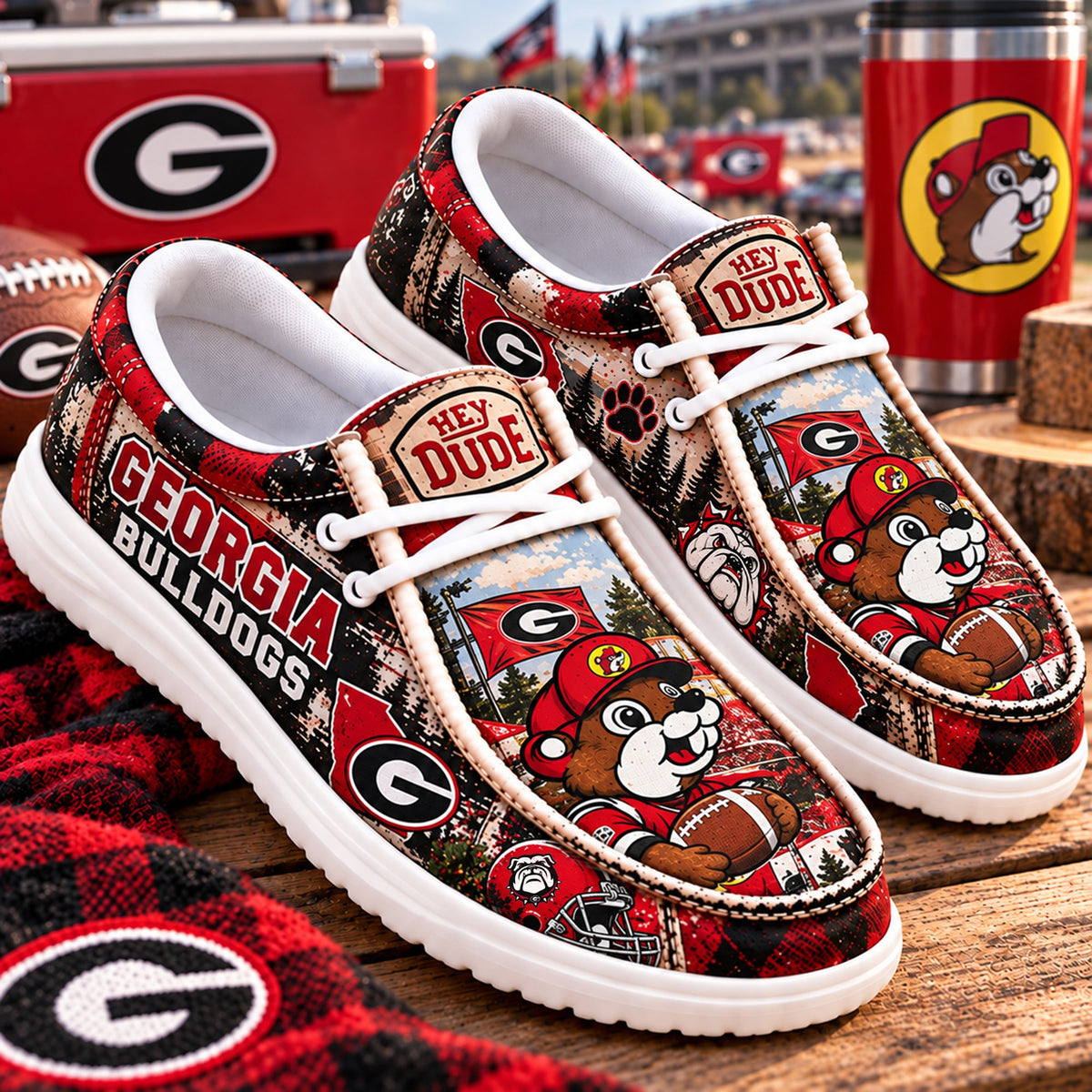 Premium GGBD Statement Graphic Casual Loafer Shoes PDL