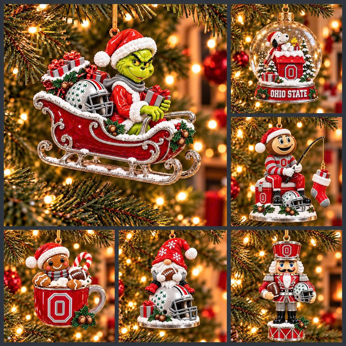OSB Premium Christmas Tree Ornament Set DNBN