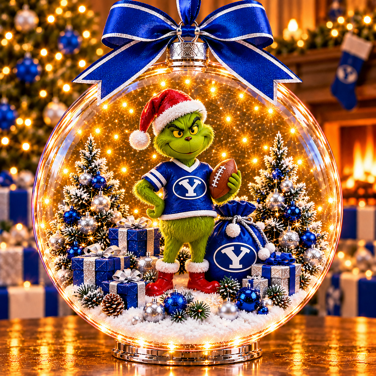 BYU Christmas Ball Ornament PNPA