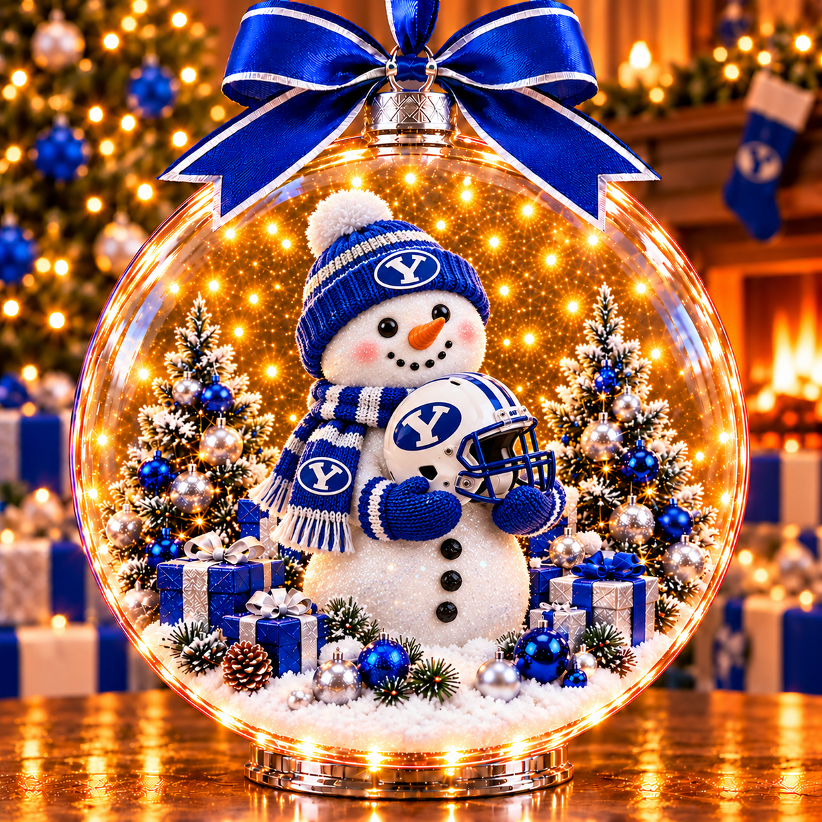 BYU Christmas Ball Ornament PNPA