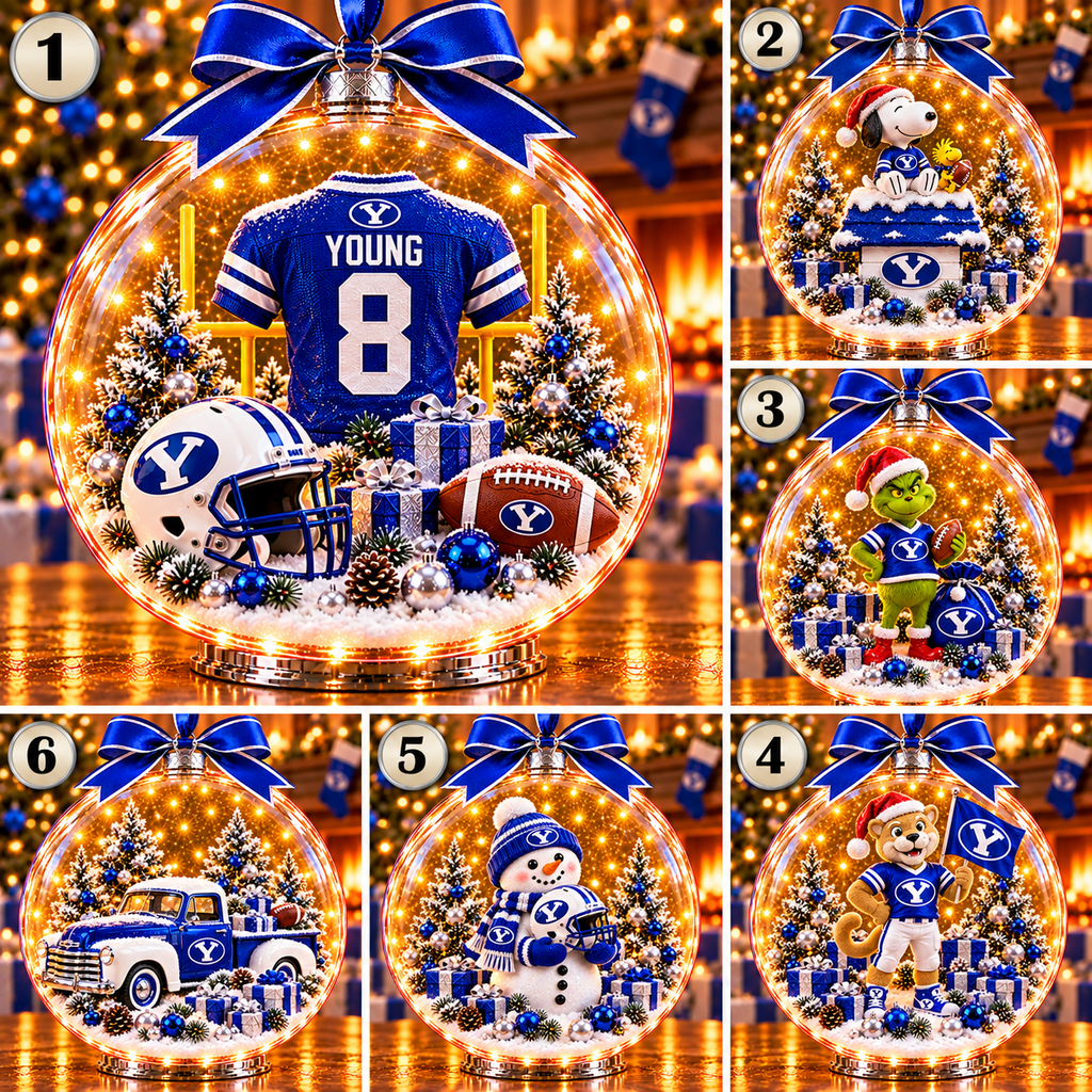 BYU Christmas Ball Ornament PNPA