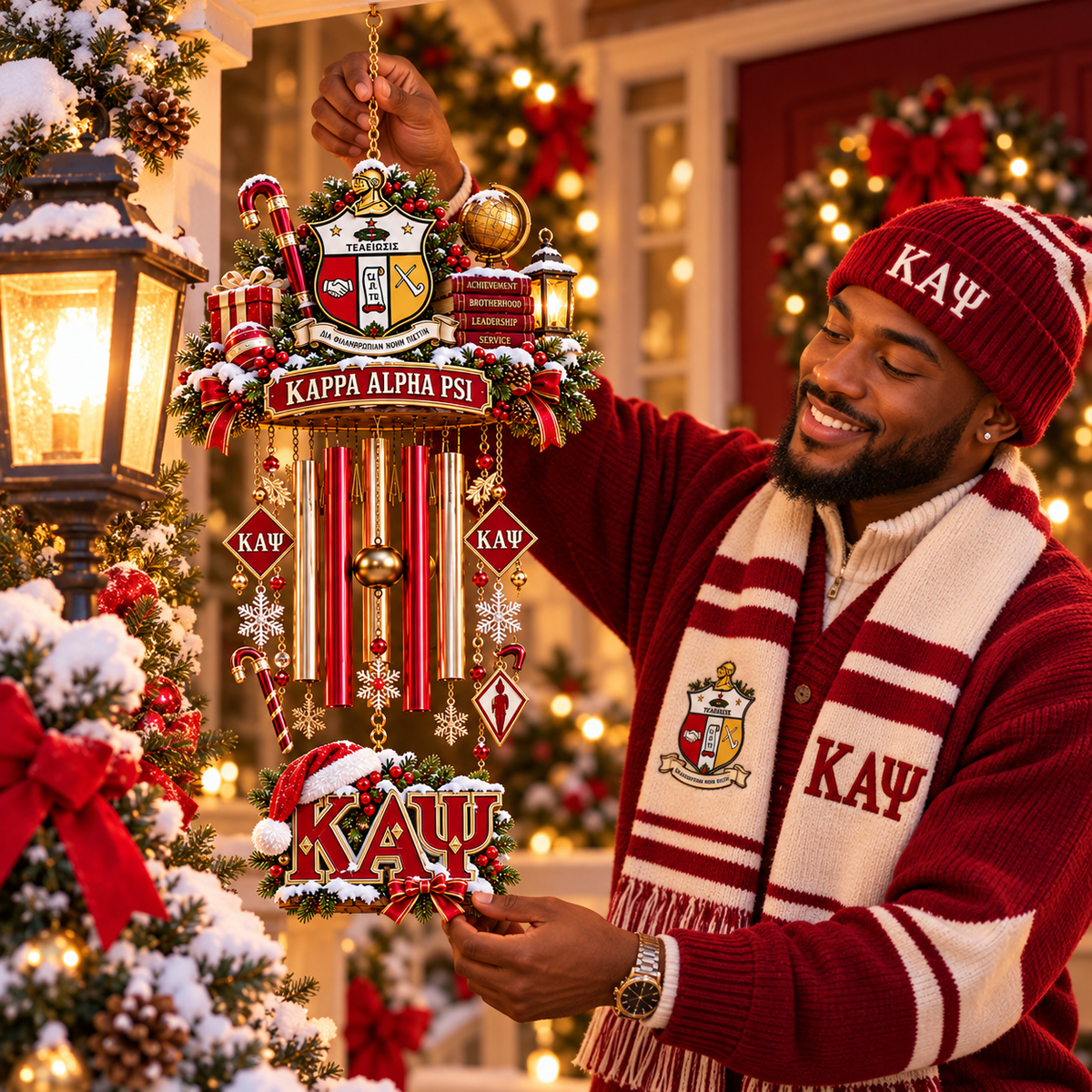 KPAP Christmas Wind Chime With Charm TNSM