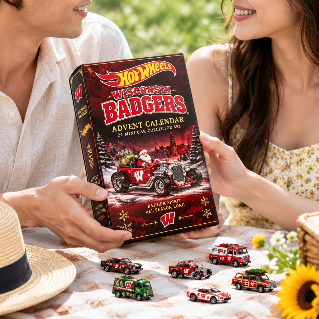 Wisconsin Badgers Premium Mini Car Advent Calendar
