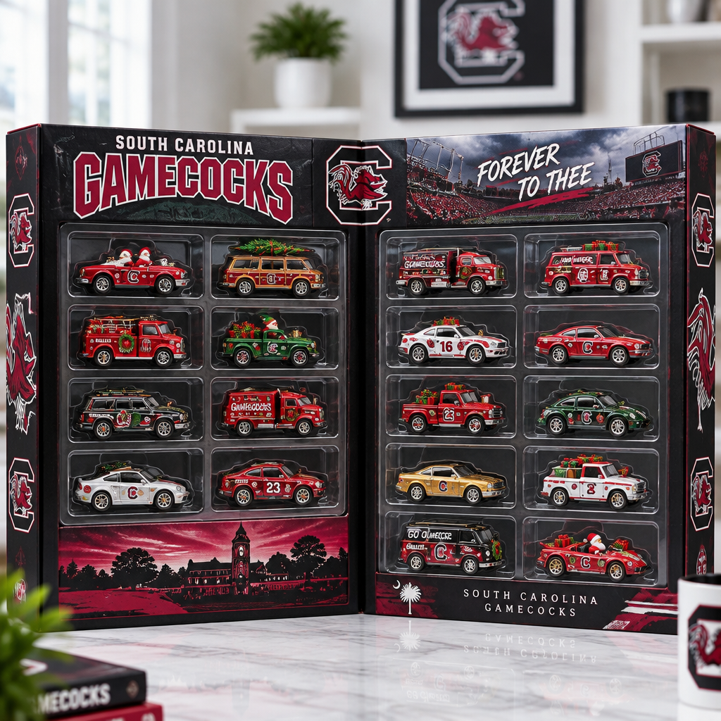 South Carolina Gamecocks Premium Mini Car Advent Calendar
