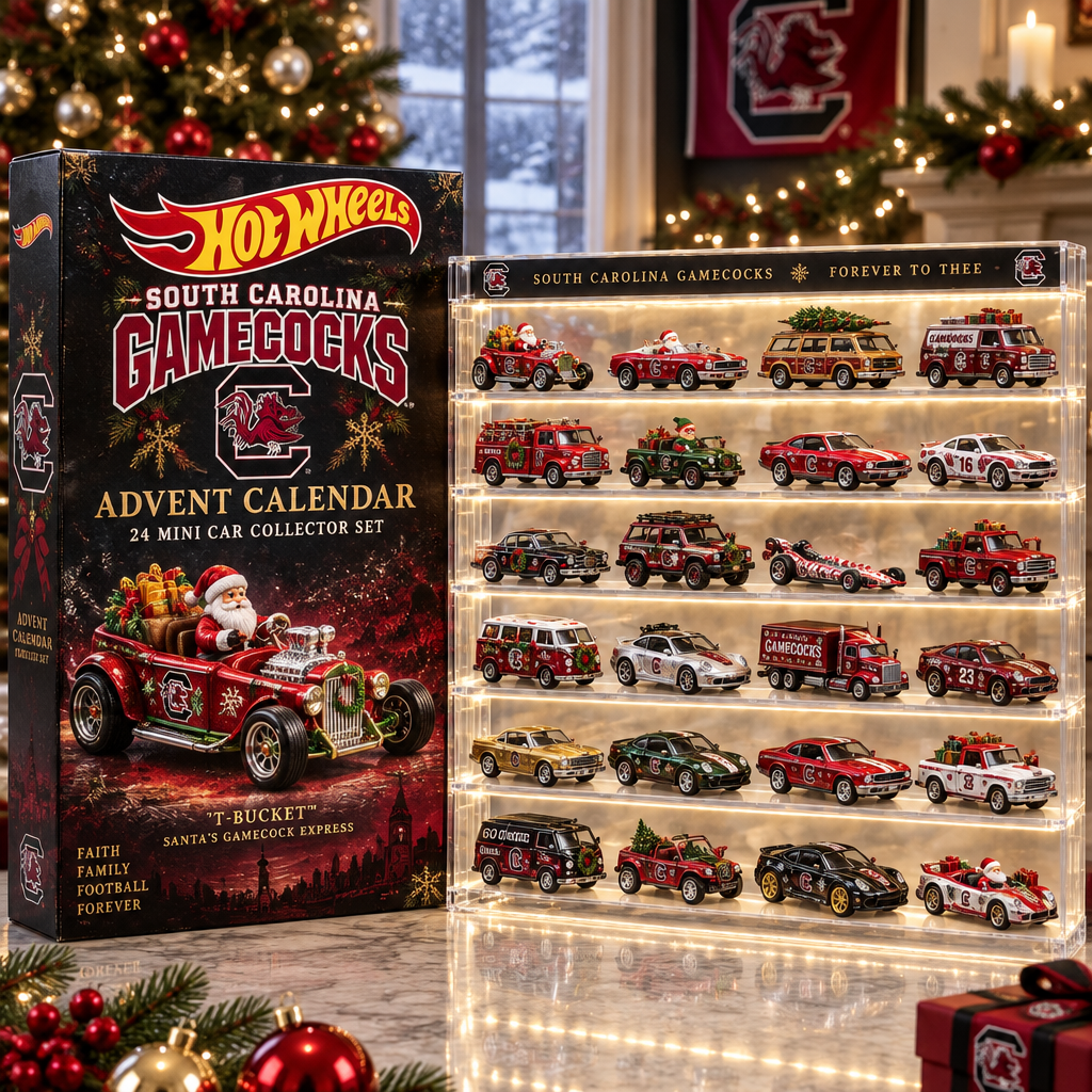 South Carolina Gamecocks Premium Mini Car Advent Calendar