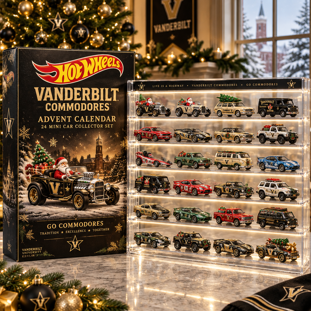 Vanderbilt Commodores Premium Mini Car Advent Calendar