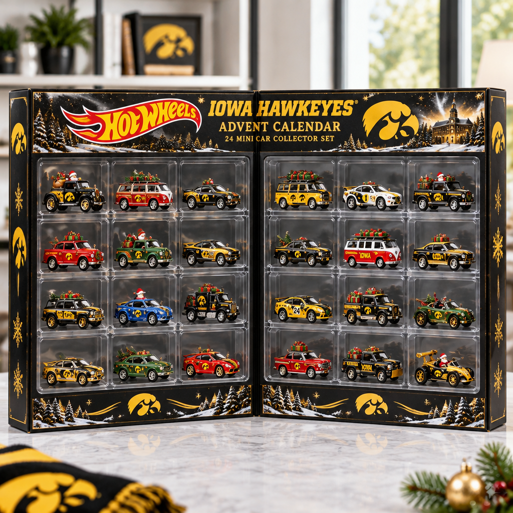 Iowa Hawkeyes Premium Mini Car Advent Calendar