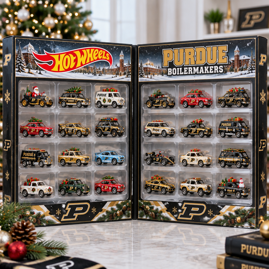 Purdue Boilermakers Premium Mini Car Advent Calendar