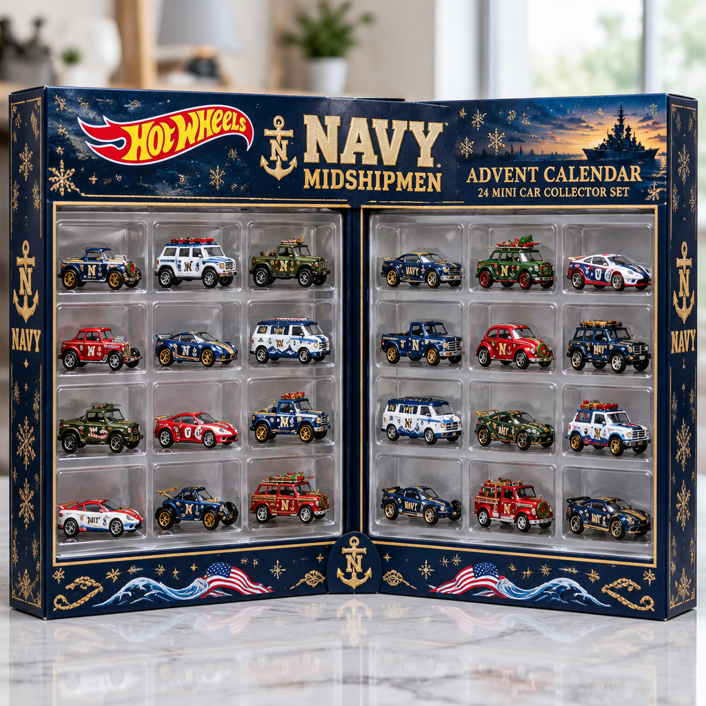 Navy Midshipmen Premium Mini Car Advent Calendar