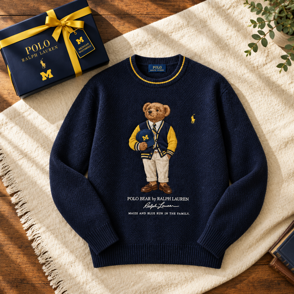 Michigan Wolverines Premium Crewneck Sweater