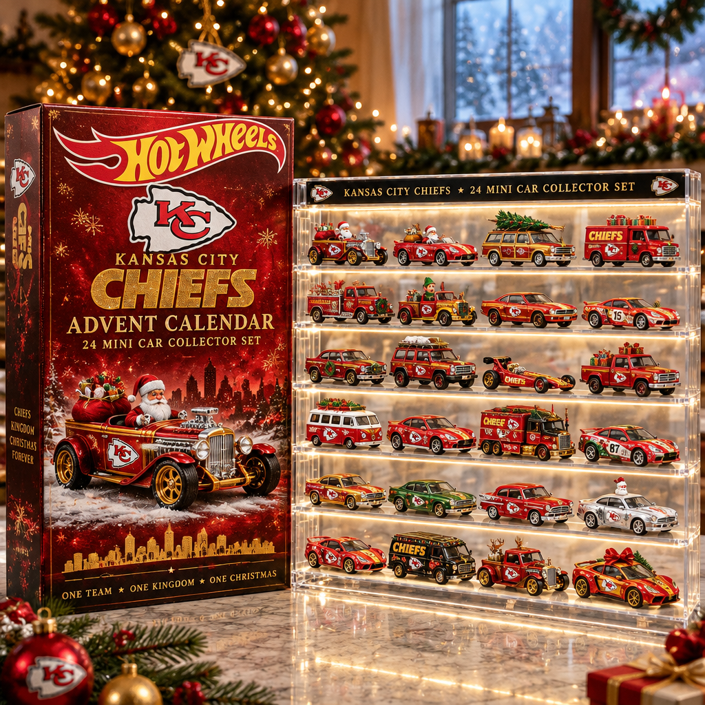 Kansas City Chiefs Premium Mini Car Advent Calendar