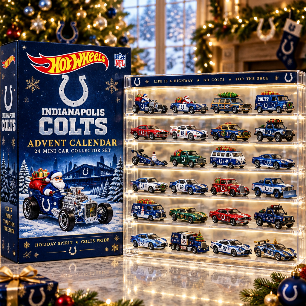 Indianapolis Colts Premium Mini Car Advent Calendar