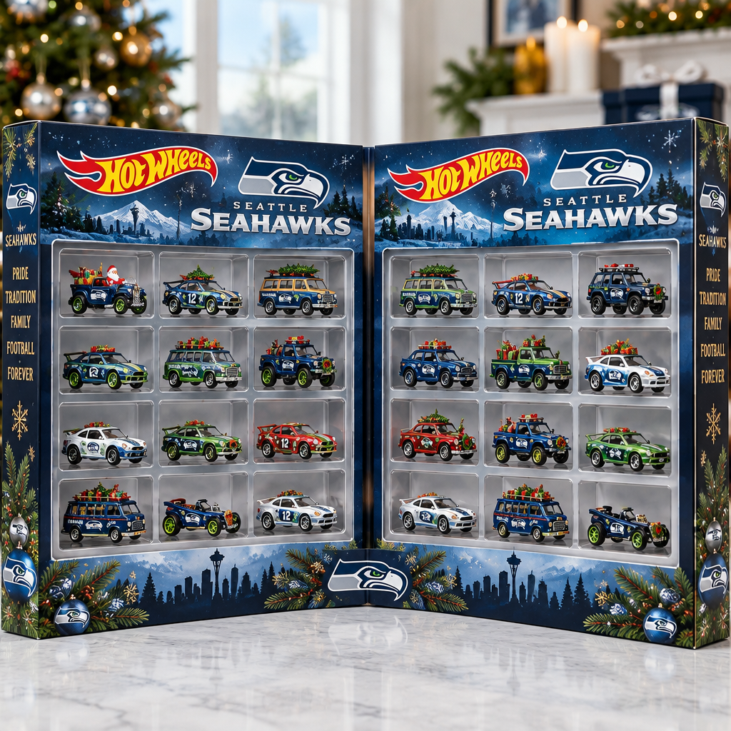 Seattle Seahawks Premium Mini Car Advent Calendar