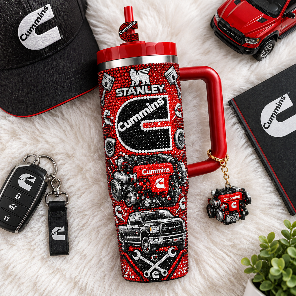 Cummins 40oz Tumbler With Handle TTNL