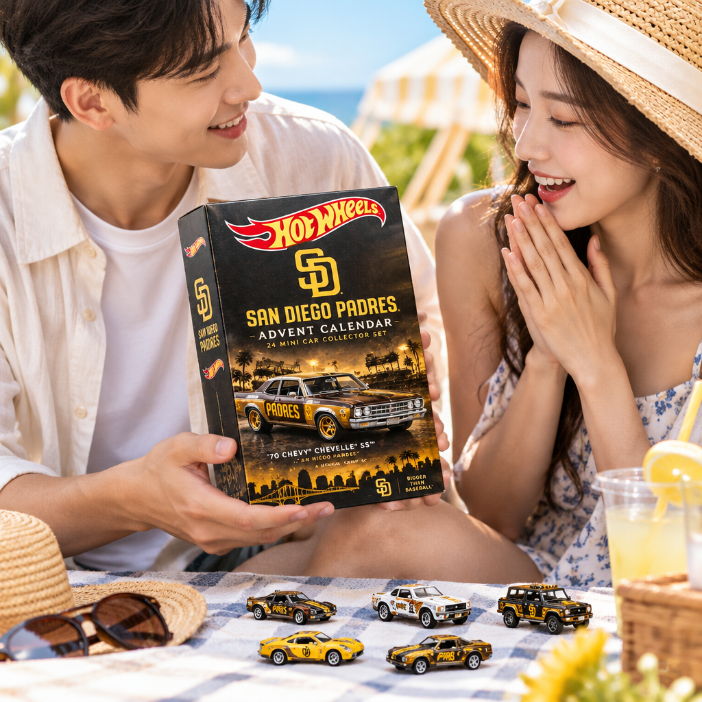 San Diego Padres Premium Mini Car Advent Calendar