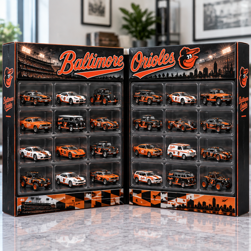 Baltimore Orioles Premium Mini Car Advent Calendar